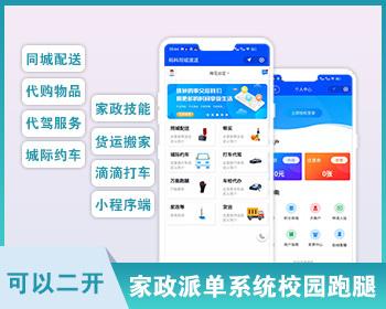 运营版本同城配送代购物品代驾服务城际约车家政技能货运搬家滴滴打车小程序 